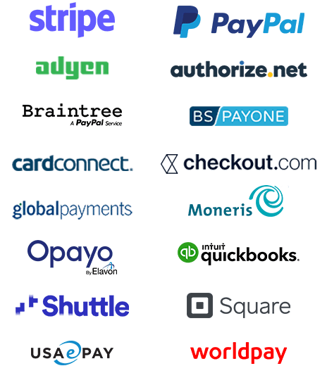 Jezzam supports world leading online booking payment providers